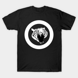 Roaring Tiger Line Drawing T-Shirt